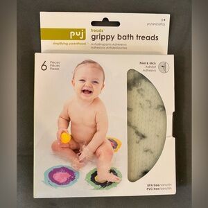 NWT Puj Grippy Bath Treads - Marble